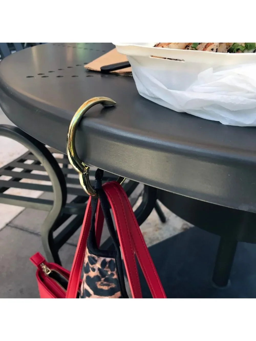Bag Hangers - Easy One-Handed Hook, Holds 33 lbs, Compact & Stylish, 9 Designs
